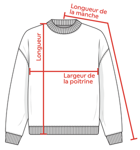 Charte de grandeur ATCY2400 (S-JR à XL-JR)
